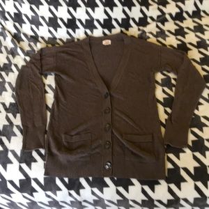 Brown cardigan